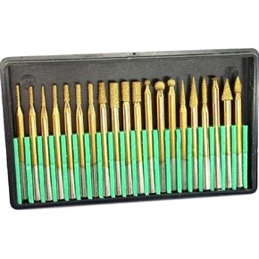 20 PIECE 1/8" DIAMOND BIT SET