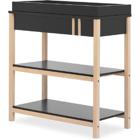 Evolur Dream On Me Soho Convertible Crib in Matte Black Vintage, JPMA & Greenguard Gold Certified, Crafted with Sustainable New Zealand Pinewood