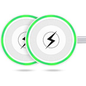 محطة شحن لاسلكية بقدرة 15 وات لهواتف Samsung Galaxy Z Fold6/Z Flip6/S24/S23/Ultra/S22/S21/S20، Pixel 9/8a/8 Pro/7a/6 Pro/6/5/4 XL، iPhone 16 15 14 Pro ماكس 13 12 11 SE XR XS 8، وسادة شاحن لاسلكية سريعة in Kuwait