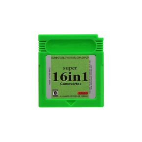 Super Cartridge 16 in 1 Game Boy Color GBC 16bits, Video Game Cartridge Card For Handheld Console