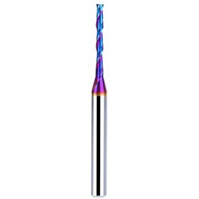 Upcut Spiral Router Bit 1/4 Inch Shank 1/8 Inch Cutting Diameter 1 inch Cutting Length with Extra Long Life Coating CNC Router Bits End Mill for Wood Cutting, Slot Mortise, Engraving