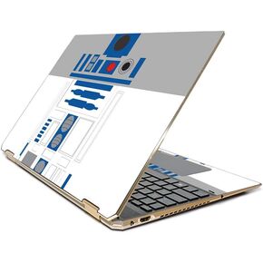 MightySkins Skin Compatible with HP Spectre x360 15.6" Gem-Cut (2019) - Cyber Bot | Protective, Durable, and Unique Vinyl Decal wrap Cover | Easy to Apply, Remove, and Change Styles | Made in The USA
