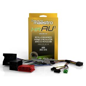 Idatalink Maestro HRN-HRR-AU1 T-Harness for Select Audi Vehicles 2002-15, Replace The Factory Radio While retaining Steering Wheel Controls & use of Factory amp (ADS-MRR or ADS-MRR2 Module Required)