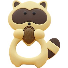 Baby Teething Toys, Teething Toys for Pain Relief and Soothing Sore Gums, Hand Pacifier, Silicone Teether & Pacifier