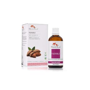 Mommy Care Perineal Massage Oil Labor Preparation, Flexible Perineal Massage Oil, Sweet Almond Oil For Pregnancy and Postpartum Recovery 100ml/3.38 fl.oz Certified Organic All Natural