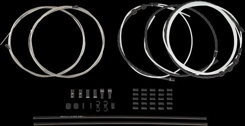 مجموعة كابلات الفرامل المختومة Jagwire Road Elite SRAM/Shimano مع كابلات غير مطلية فائقة النعومة in Saudi Arabia