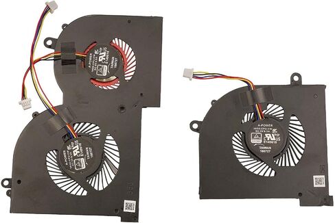 Laptop CPU GPU Cooling Fan Replacement for 16Q2-CPU-CW 16Q2-GPU-CW Fit for MSI GS65 GS65VR MS-16Q2 in Saudi Arabia