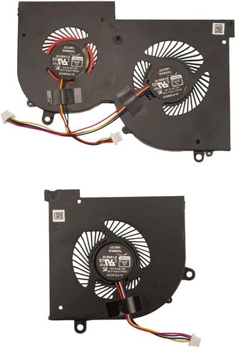 Laptop CPU GPU Cooling Fan Replacement for 16Q2-CPU-CW 16Q2-GPU-CW Fit for MSI GS65 GS65VR MS-16Q2 in Saudi Arabia