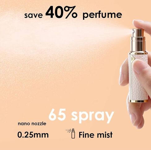 SixTmoon Perfume Atomizer for Travel, Portable Refillable Empty Perfume Bottle, Travel Size Mini Cologne Atomizer Spray, Small Leak Proof Perfume Atomizers Bottles Sprayer for Men Women, 5ml in Saudi Arabia
