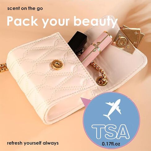 SixTmoon Perfume Atomizer for Travel, Portable Refillable Empty Perfume Bottle, Travel Size Mini Cologne Atomizer Spray, Small Leak Proof Perfume Atomizers Bottles Sprayer for Men Women, 5ml in Saudi Arabia