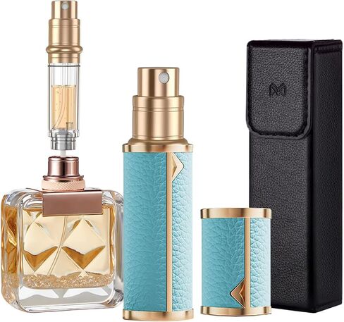 SixTmoon Perfume Atomizer for Travel, Portable Refillable Empty Perfume Bottle, Travel Size Mini Cologne Atomizer Spray, Small Leak Proof Perfume Atomizers Bottles Sprayer for Men Women, 5ml in Saudi Arabia