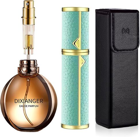 SixTmoon Perfume Atomizer for Travel, Portable Refillable Empty Perfume Bottle, Travel Size Mini Cologne Atomizer Spray, Small Leak Proof Perfume Atomizers Bottles Sprayer for Men Women, 5ml in Saudi Arabia