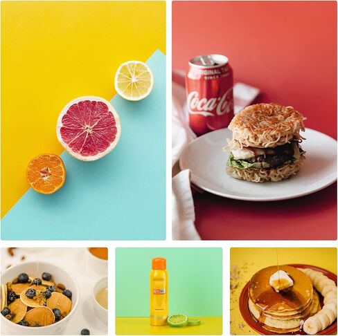 Meking 12Pcs 22Patterns Small Product Photography Backdrops Kit | Photo Background Food Photography Backdrop Board with Carrying Bag and Drawstring Bag(16.5X11inch) in Saudi Arabia