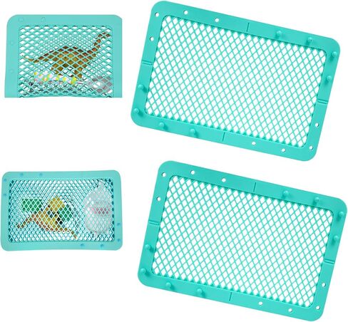 RMERVE Silicone Dishwasher Basket for Baby Items Dishwasher Bag for Small Items Dishwasher Bottle Parts Basket Bottle Nipples Baby Dishwasher Breast Pump Accessories Pacifier Toy Parts (Blue, Green) in Kuwait