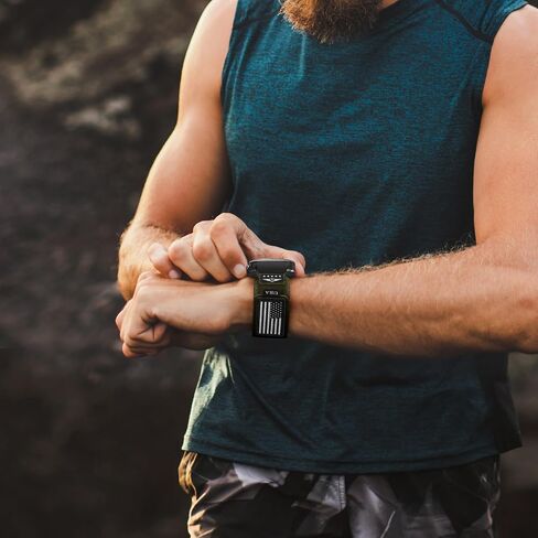 حزام نايلون متين لساعة Galaxy Watch Ultra Bands 47 مم للرجال والنساء، بنقرة واحدة بدون فجوة أساور معصم منسوجة من القماش حزام رياضي قابل للتعديل لساعة Samsung Galaxy Watch 7 Ultra Band 47 مم للرجل in Kuwait