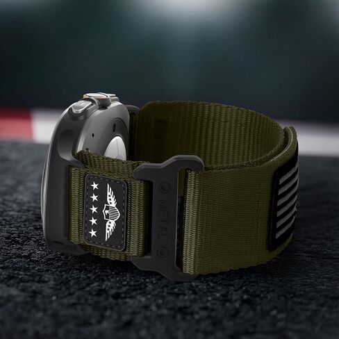 حزام نايلون متين لساعة Galaxy Watch Ultra Bands 47 مم للرجال والنساء، بنقرة واحدة بدون فجوة أساور معصم منسوجة من القماش حزام رياضي قابل للتعديل لساعة Samsung Galaxy Watch 7 Ultra Band 47 مم للرجل in Kuwait