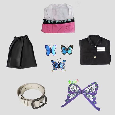 Halloween Cosplay Costumes Kamado Kids Anime Kimono Halloween Cloak in Kuwait