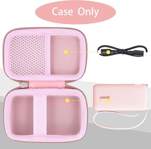 khanka Hard Case Replacement for Anker 3-in-1 Power Bank USB C Charger Block,10,000mAh 10k Portable Charger,Case only. (Black) in Saudi Arabia