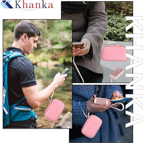 khanka Hard Case Replacement for Anker 3-in-1 Power Bank USB C Charger Block,10,000mAh 10k Portable Charger,Case only. (Black) in Saudi Arabia