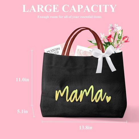 حقيبة ميلونفا ماما للأم، حقيبة توت، هدايا عيد الأم للأم من الابنة، هدايا ماما، هدايا الأم الجديدة للنساء بعد الولادة للتسوق في المستشفى والسفر على الشاطئ in Kuwait