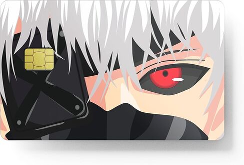 HK Studio Card Skin Sticker Anime for EBT, Transportation, Key, Debit, Credit Card Skin - Covering and Personalizing Bank Card - No Bubble, Slim, Waterproof, Digital-Printed in Saudi Arabia