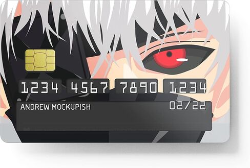 HK Studio Card Skin Sticker Anime for EBT, Transportation, Key, Debit, Credit Card Skin - Covering and Personalizing Bank Card - No Bubble, Slim, Waterproof, Digital-Printed in Saudi Arabia