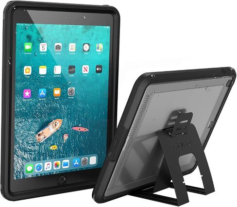 Catalyst, Waterproof Case for iPad 10.2 9th 8th 7th Edition - Waterproof 6.6 ft - Full Body Protection, Drop Proof 4ft, Kickstand, True Acoustic Sound Technology, Built-in Screen Protector - Black in Saudi Arabia