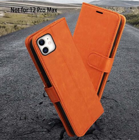 MONASAY Wallet Case Compatible for iPhone 12 Pro/iPhone 12 5G,6.1-inch [Glass Screen Protector Included] [RFID Blocking] Flip Folio Leather Cell Phone Cover with Credit Card Holder, Rainbowes in Saudi Arabia