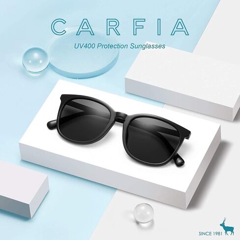 CARFIA Big Fashion Polarized Women's Sunglasses UV Protection Outdoor Driving Eyewear CA5358 in Saudi Arabia