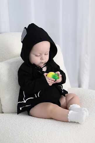 YOUNGER TREE Newborn Infant Baby Boy Cotton Outfits Long Sleeve Romper with Hat Fall Winter Clothing Set in Saudi Arabia