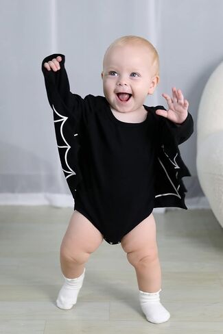 YOUNGER TREE Newborn Infant Baby Boy Cotton Outfits Long Sleeve Romper with Hat Fall Winter Clothing Set in Saudi Arabia