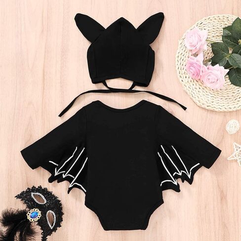 YOUNGER TREE Newborn Infant Baby Boy Cotton Outfits Long Sleeve Romper with Hat Fall Winter Clothing Set in Saudi Arabia