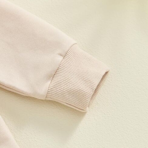 ZAXARRA Toddler Newborn baby boys Fall Outfits Long Sleeve Letter Print Sweatshirt Tops Pocket Pants Casual Clothing Sets in Kuwait