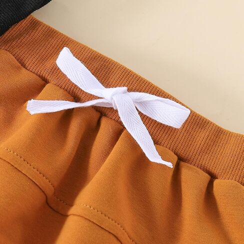 Baby Boys Halloween Two Piece Outfits Long Sleeve Pumpkin Letter Pullover Sweatshirt Pants Fall Winter Clothes in Saudi Arabia