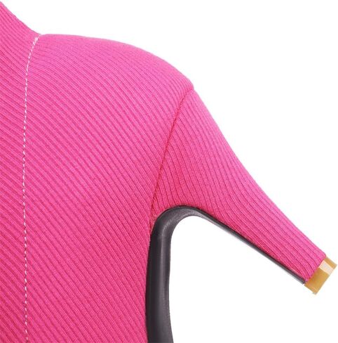 JooJaky Woman Fashion Pointed Toe Ankle Booties Stilettos Solid Color Sock Boots in Saudi Arabia