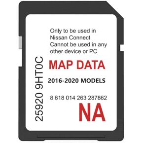 GPS MAP Navigation SD Card 25920-9HT0C | USA/CAN | 2016-2020 Altim/Rogu/Sentr/Xterr/Tita/Frontie/ NV200/ NV1500/ NV2500/NV3500