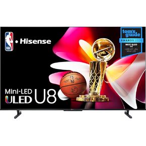 Hisense 55-Inch Class U8 Series Mini-LED ULED 4K UHD Google Smart TV (55U8N, 2024 Model) - QLED, Native 144Hz, Full Array Local Dimming, Game Mode Pro, Alexa Compatibility