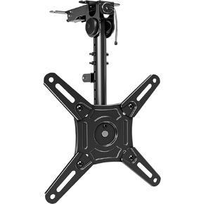 ELIVED Flip Down Ceiling TV Mount for Most 14-40 Inch TVs, Floding TV Mount for Flat and Pitched Roof, Height Adjustable Full Motion TV Bracket 360° Swivel, Max VESA 200x200mm, up to 22 Lbs, YD3030