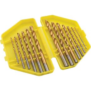Performance Tool 1459 1 16-Piece 1/16 to 1/4-Inch Bit Sizes Handy Plastic Storage Case for Precision DIY Tasks and Repair Jobs