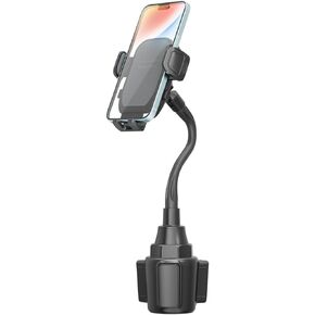 Cup Phone Holder for Car, Upgraded Car Phone Holder Phone Mount for Car with Expandable Base, Cell Phone Cradles Compatible with iPhone Samsung All 4.0-7.0 inches Phones