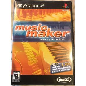 Magix Music Maker COMPLETE Sony Playstation 2 PS2 Game (Renewed)