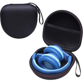 L LTGEM Kids Headphones Case for iClever HS19/BTH12/noot products/EarFun/Candy Bila/IMYB Foldable Kids Headphones, Blue (Case Only)
