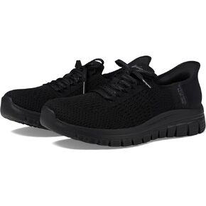 حذاء رياضي نسائي من Skechers Graceful-First Blush بدون استخدام اليدين