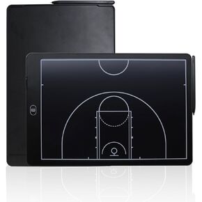 16'' LCD Screen Tactical Coaching Marker Board, Electronic Board with Stylus Pen,with Lock Function,for Coach Basketball Soccer