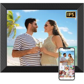 Large-Digital-Photo-Frame 17 inch Digital Frame - 32GB Electronic Photo Frame, 1920 * 1200 IPS Touch Screen, Full Function, Instantly Share Pictures Video Via App Email, Free Cloud, Gifts for Her