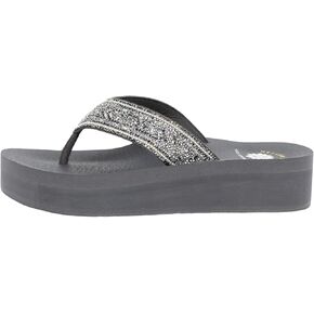 Yellow Box Women's Balat Flatform Sandal, Platform 1.25 inches, Heel 1.75 inches, Medium-High Comfortable Flip-Flop
