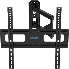 BONTEC Full Motion TV Wall Mount Swivel Tilt Extension for 26-60 Inch LED LCD Flat & Curved TVs, Corner TV Wall Bracket Capability with 88lbs, Max. VESA 400x400mm