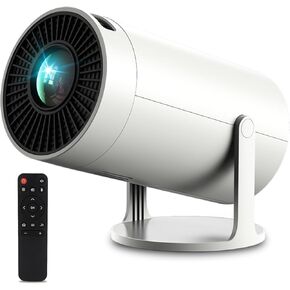 Mini Projector with WiFi and Bluetooth, 4K 1080P Support - JAOKPO Outdoor Portable Movie Projector Built-in Android 11 system - Auto Keystone Home Smart Projector for Phone/TV Stick/Laptop