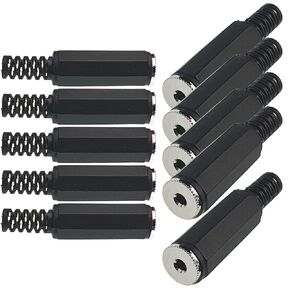 CESS 2.5mm Stereo Female Balanced TRS Plug Jack Socket Connectors - 2.5mm Stereo Jack (10 Pack)
