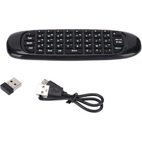 Zyyini Mini Keyboard and Mouse, 2.4G Mini Keyboard with Mouse Combo, Portable Keyboard Controller for PC, TV, HTPC, TV Box, for Windows, for Android, for OS X